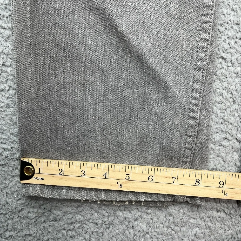 Levi's 549 Jeans Mens 36x30 Vintage 80s Gray Distressed Leather Tag Made In USA‎